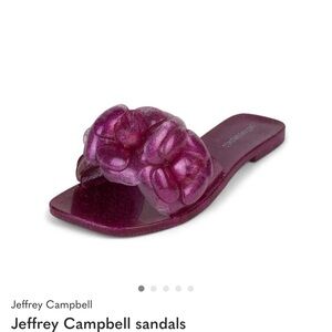 Jeffrey Campbell Magenta Slide Sandals
